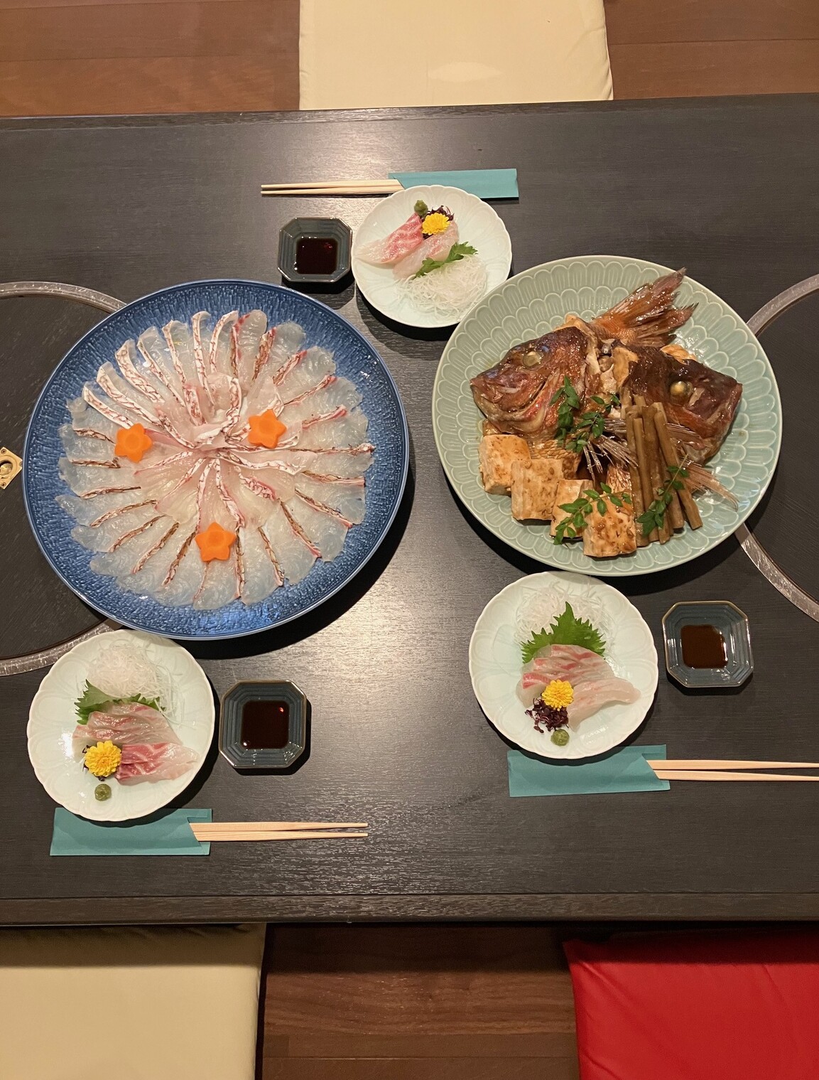 鯛しゃぶ・鯛の荒炊き