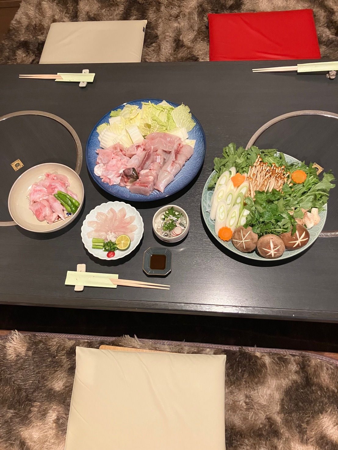 ふぐ鍋ランチコース